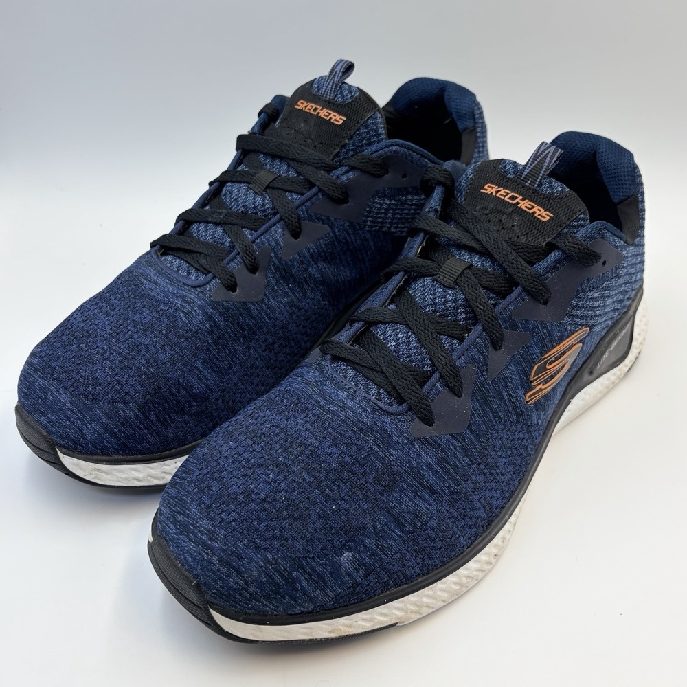 Skechers Solar Fuse Kryzik 52758 Men's 13 Wide Fit Sneakers Navy Casual Shoes
